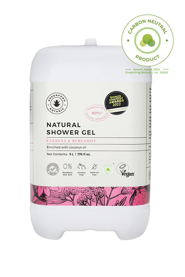 5L Natural Shower Gel - Verbena & Bergamot